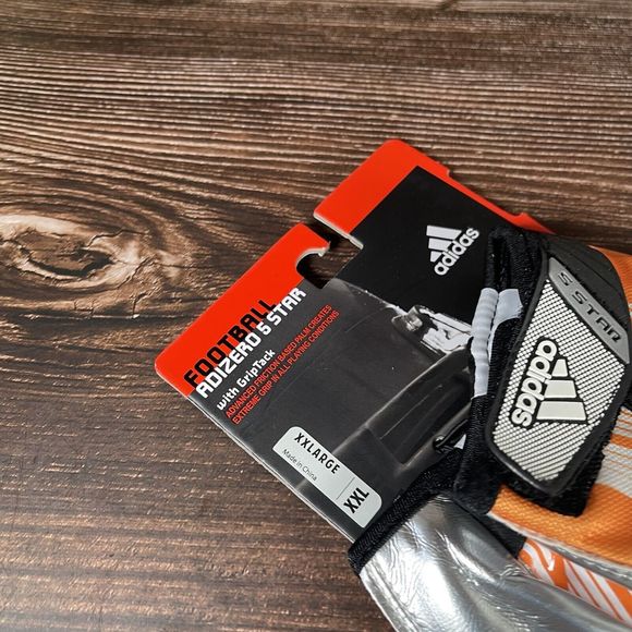 Adidas Football Adizero 5 Star‎ XXL Grip Glives Tennessee Orange Griptack New - Picture 2 of 6